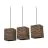 Ledvance Decor Carton Carré Brun | Convient pour 3X E27