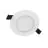 Ledvance Downlight Slim Alu Aluminium Blanc 9.5W 900lm 90D - 840 Blanc Froid | Diamètre 100 - IP44 - Dali Dimmable 