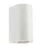 Nordlux Canto Maxi 2 Applique Murale Aluminium Blanc Up & Down | IP44 - Convient pour 2x GU10