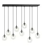 Emibig Suspension Luminaire Cosmo Acier Noir | Convient pour 9x E14 - Max 10W