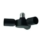 Eglo Suspension Luminaire Rueda Noir | IP20 - Convient pour 3x E27 